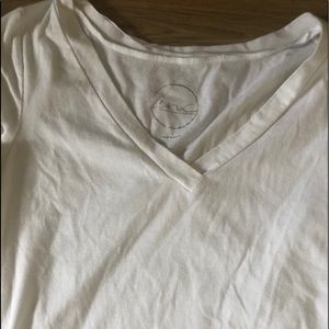 INC Large White V-Neck t-shirt